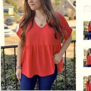 Coral baby doll too